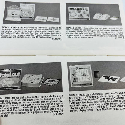 1969 Fun & Games From 3M Catalog Promo for New Board Card Bookshelf Games C8