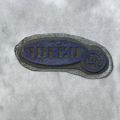 Vintage Printing Letterpress Printers Block Plate IDECO SE820