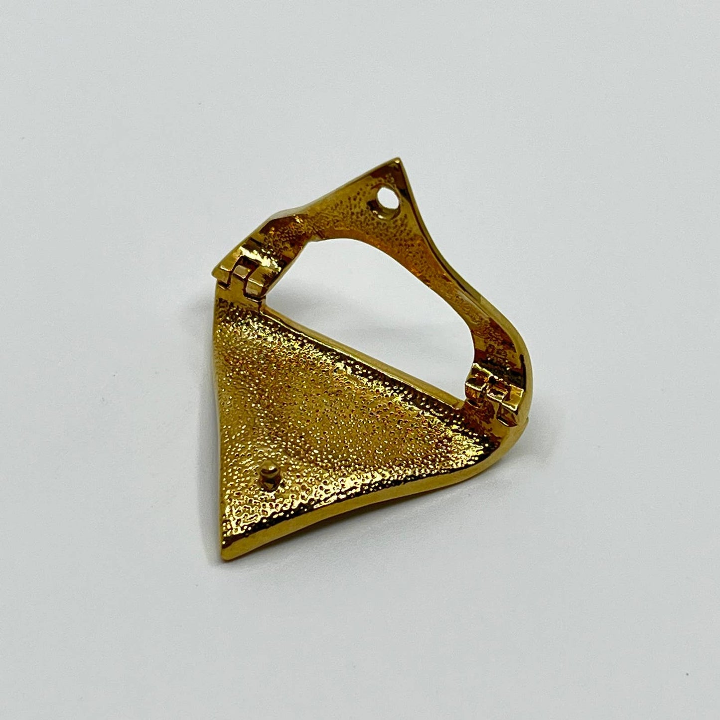 VTG Gold Tone Triangle Rhinestone Tie Bar Tie Clip Tie Pin SC3