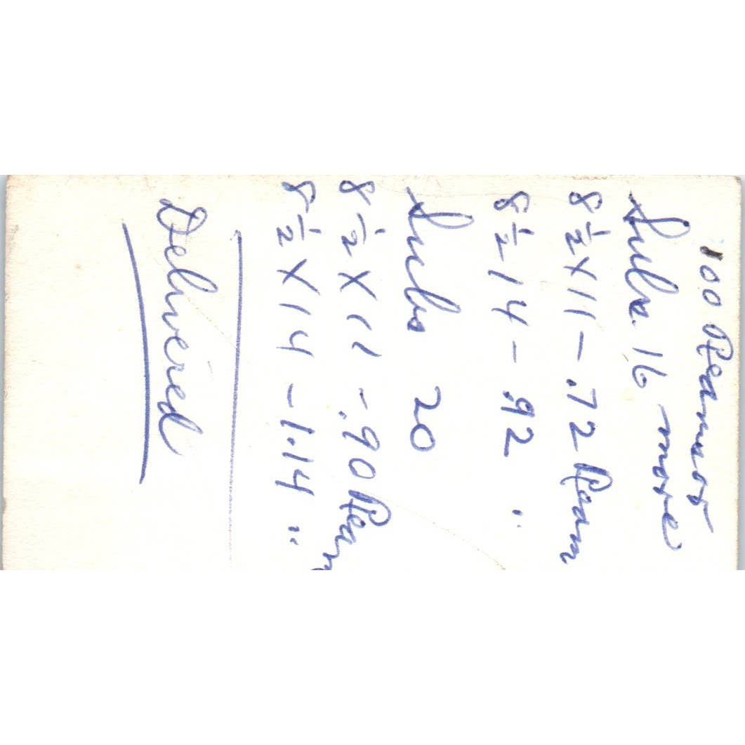 Mainco Trading Co Paper Merchants Roland La Riviere Boston Business Card TK2-CC
