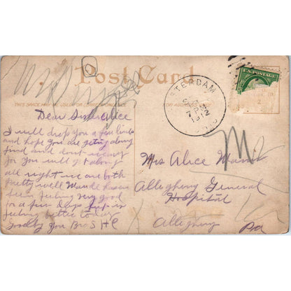 c1910 Postcard Filtration Plant Interior Columbus Ohio TD9