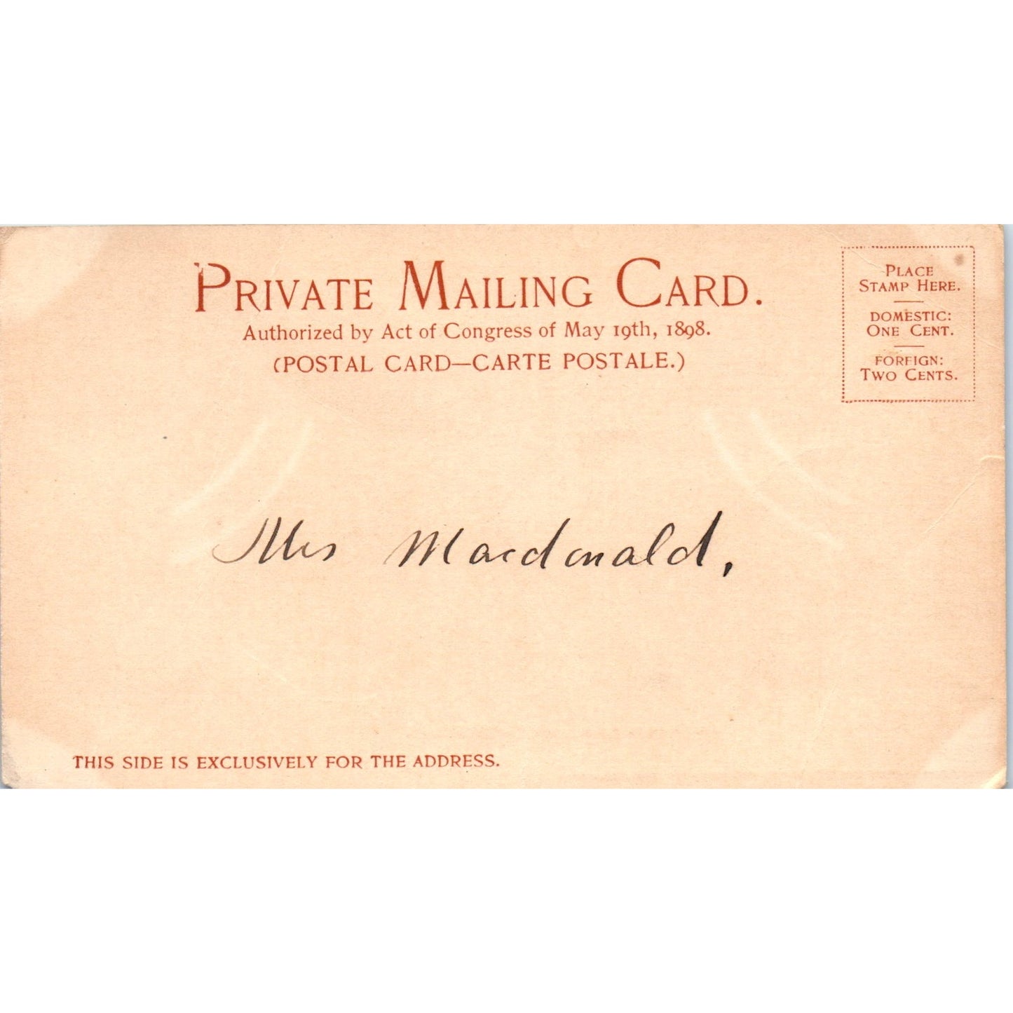 Pike's Peak From Near Colorado City 1900 Original Postcard P3-3