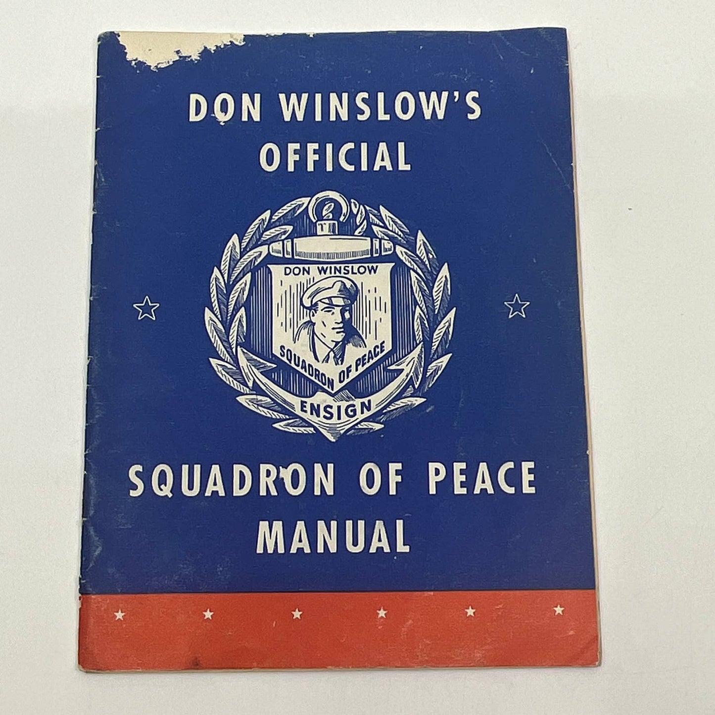 1939 Don Winslow NAVY SQUADRON OF PEACE Manual With Creed Insert TH2