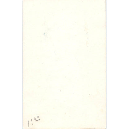 Postcard UDB Original Paper Art Silhouette Adult Woman Fancy Bonnet Hat TK1-25