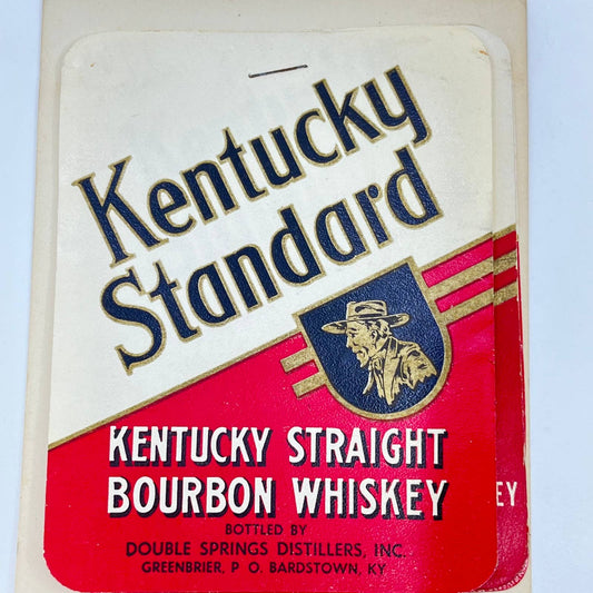 Kentucky Standard Bourbon Whiskey Label Set of 8 Double Springs Greenbrier KY