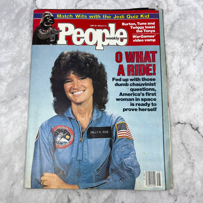 People Weekly Magazine June 20 1983 Astronaut Sally Ride Star Wars Jedi Quiz TJ3
