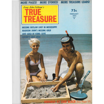 Long John Latham's Treasure Magazine - Gold Mining Metal Detecting Feb 1973 M5