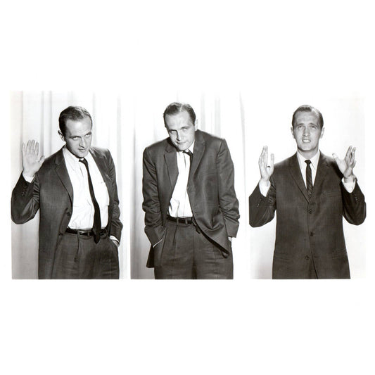 c1960 Press Photo Actor Comedian Bob Newhart in Different Poses AE1