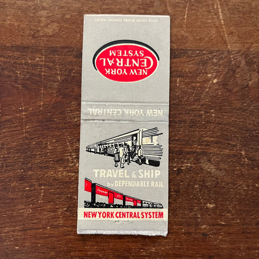 New York Central Railroad System Advertising Matchbook Cover SB3-M1