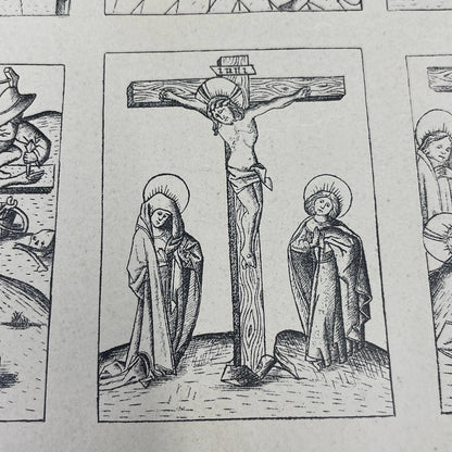 Original 1892 Ludwig Rosenthal Engraving 12 Plate Series Passion of Christ FL4