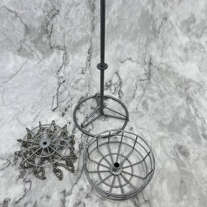 Miniature Metal Desktop Disc Golf Basket - 9 3/4" TH1
