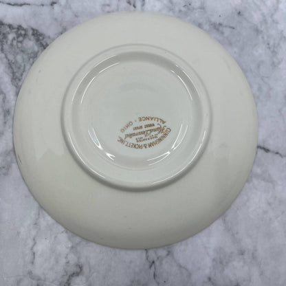 Vintage Cunningham & Pickett China 6" Saucer Wheat Spray 22k Gold Trim TA1