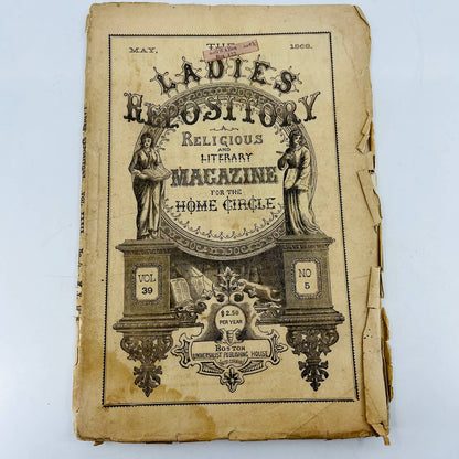 Antique May 1868 The Ladies Repository Religious & Literary Magazine C5