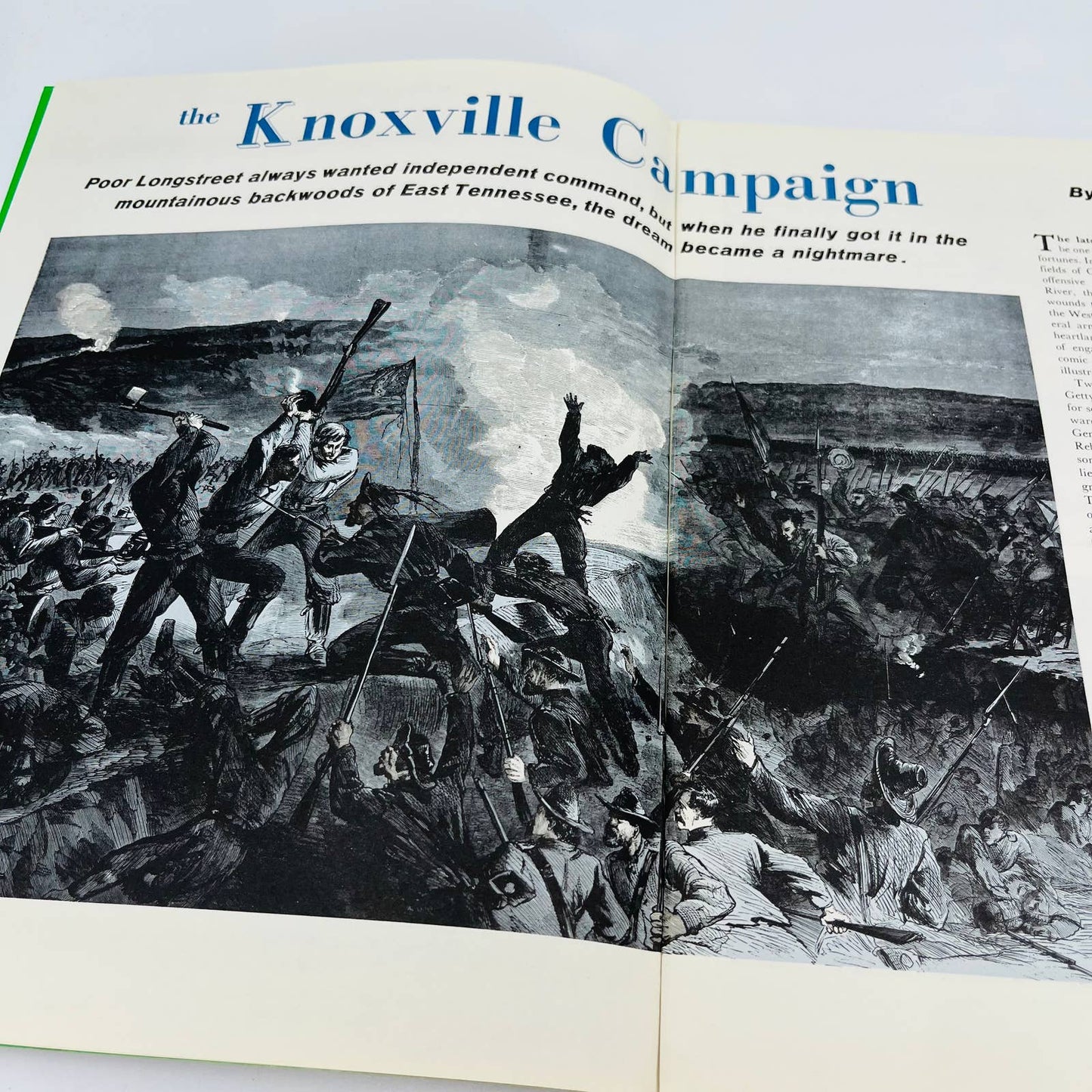 Vintage Civil War Times Illustrated October 1971 The Knoxville Campaign