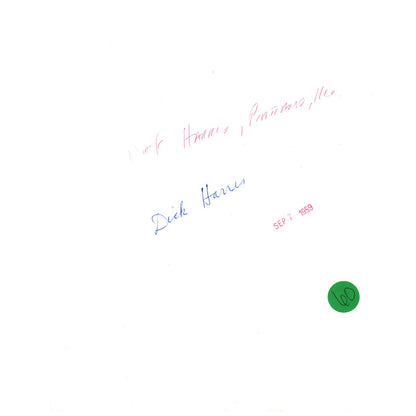 1959 Original Press Photo Golf Dick Harris Tees Off 8x10" AD2