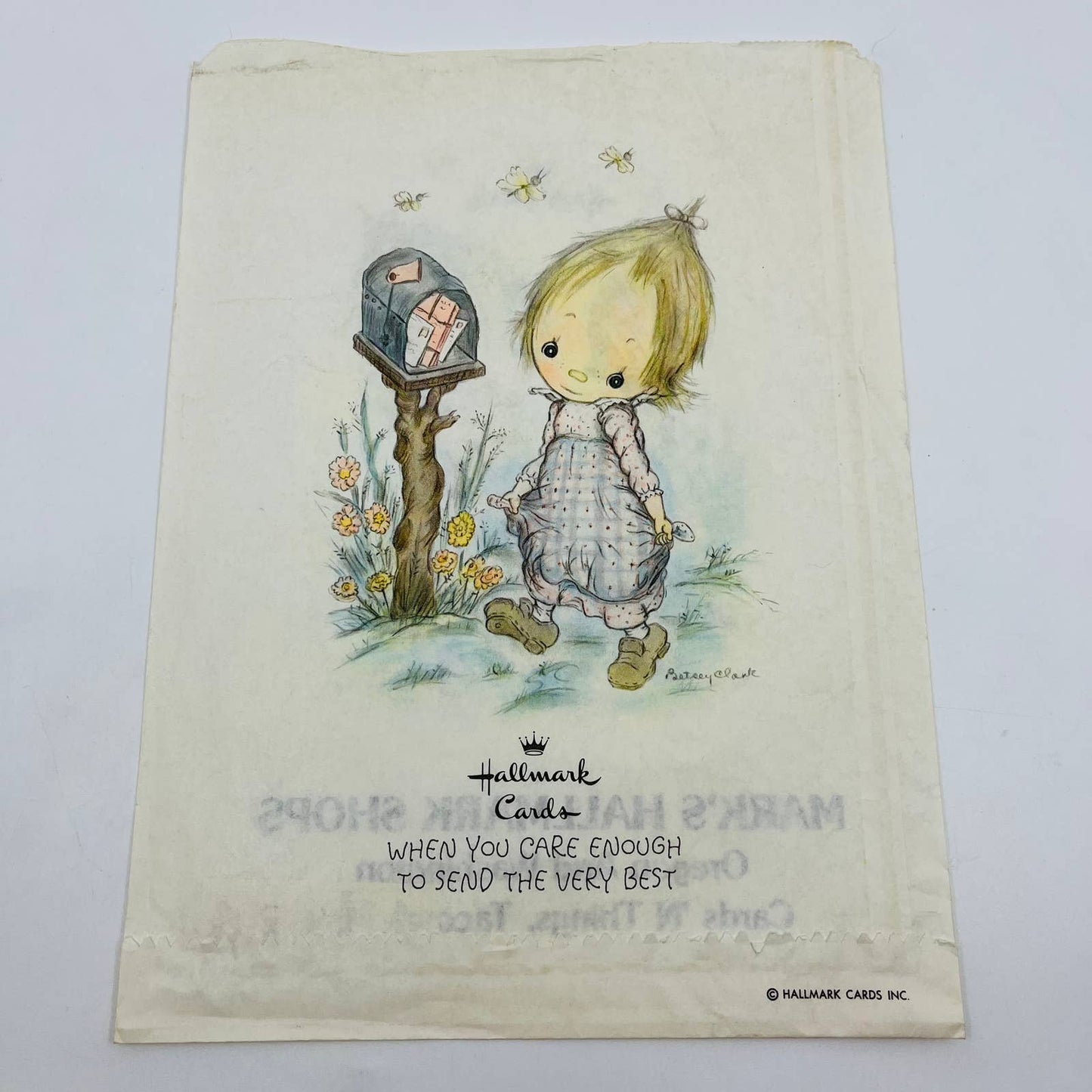 1970s Precious Moments Bag Mark’s Hallmark Cards ‘n Things Tacoma Mall D6