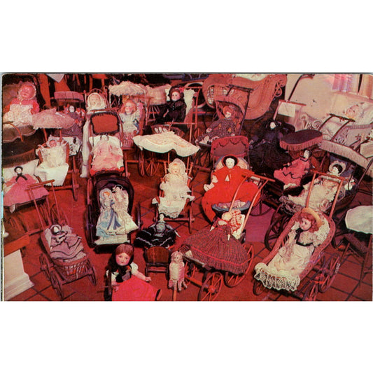 Flo-Jean on the Delaware Doll and Carriage Collection Original Postcard PB8