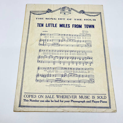 1928 Sheet Music Get Out And Get Under the Moon Roy Smeck Irving Berlin TF9