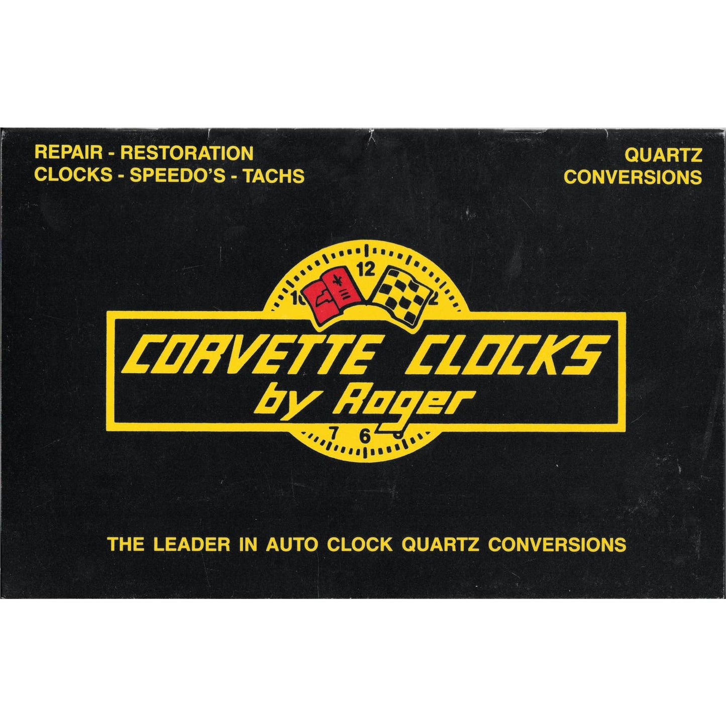 1988 Corvette Clocks By Roger Advertising Booklet TJ7