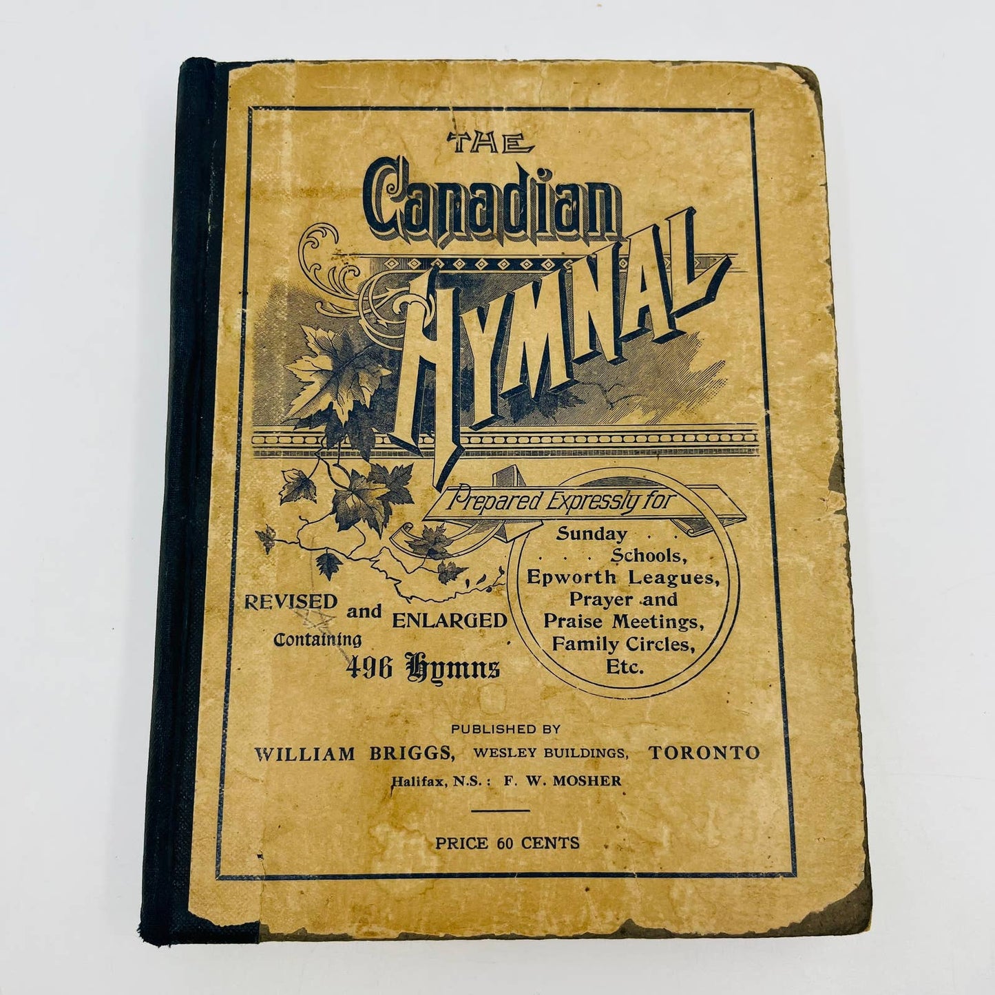 1894 THE CANADIAN HYMNAL 496 Hymns William Briggs Toronto Sunday School TD7