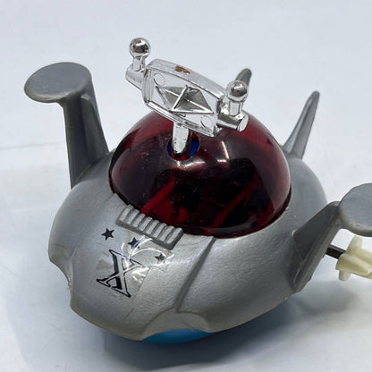 1970s Wind-up TN Space Ship UFO Toy WORKS 4” Hong Kong TD2