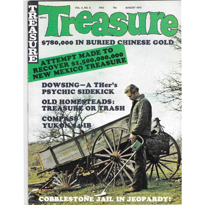 Treasure Magazine - Treasure Hunting Gold Mining Metal Detecting Aug 1973 M4