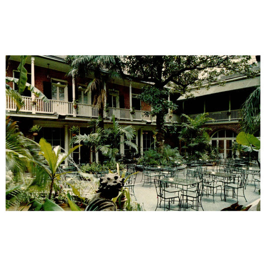 Vintage Postcard - Brennan's French Restaurant Patio New Orleans 1964 TJ7-1