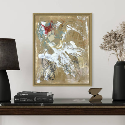 Original Mixed Media Abstract Art Painting 11x14 “Suburb Opera" Signed w/ COA