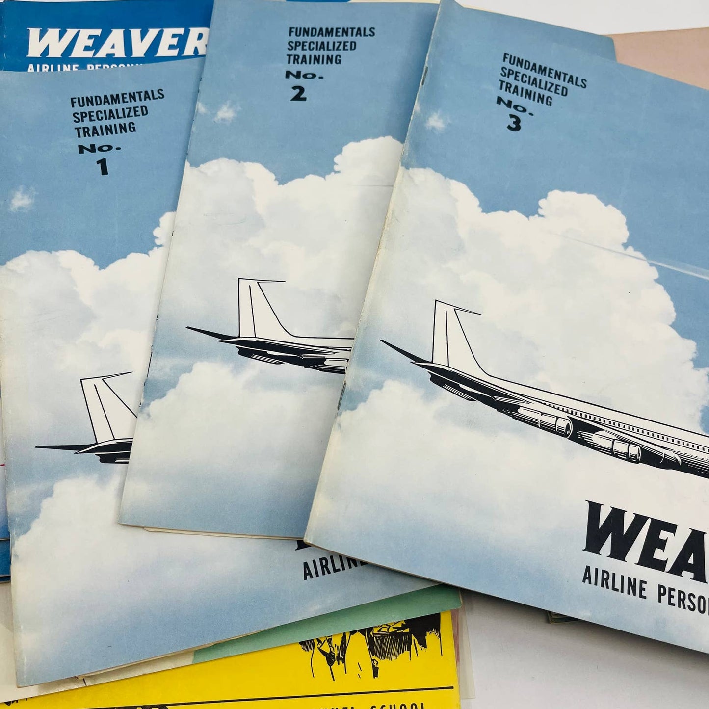 1967 Weaver Airlines Personnel School Complete Training Material Set