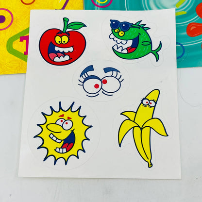 Vintage 1999-2000 Post Kids Cereal Premium Stickers Stencils TB2