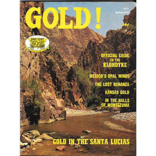 GOLD! Magazine Treasure Hunting Spring 1972 Western Publications M1