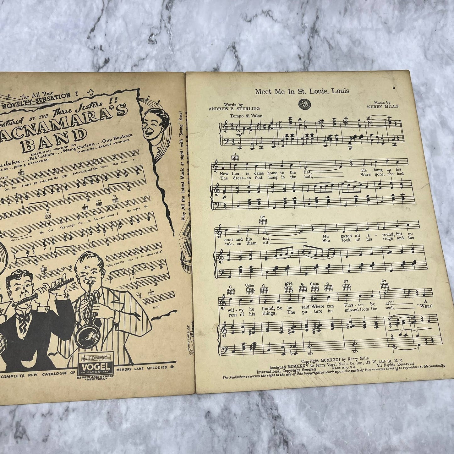 Meet Me in St. Louis, Louis Judy Garland 1931 Sheet Music TK2-SM3