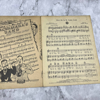 Meet Me in St. Louis, Louis Judy Garland 1931 Sheet Music TK2-SM3