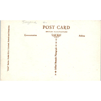 Kibo From Saddle Plateau Tanzania Mt. Kilimanjaro Original Postcard TK1-P1