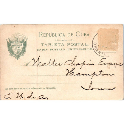 Habana Saludo A La Bandera Cubana Havana Cuba Original Postcard TK1-P16