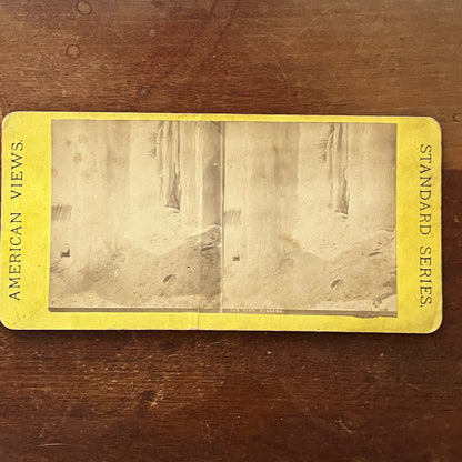 Ice View at Niagara Antique Stereoview Card H2-4