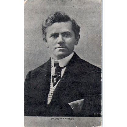 David Warfield Photo Portrait c1905 Original Postcard TK1-25