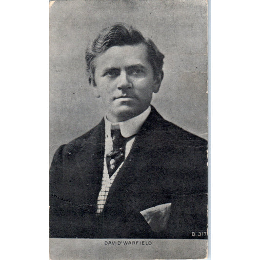 David Warfield Photo Portrait c1905 Original Postcard P2-10
