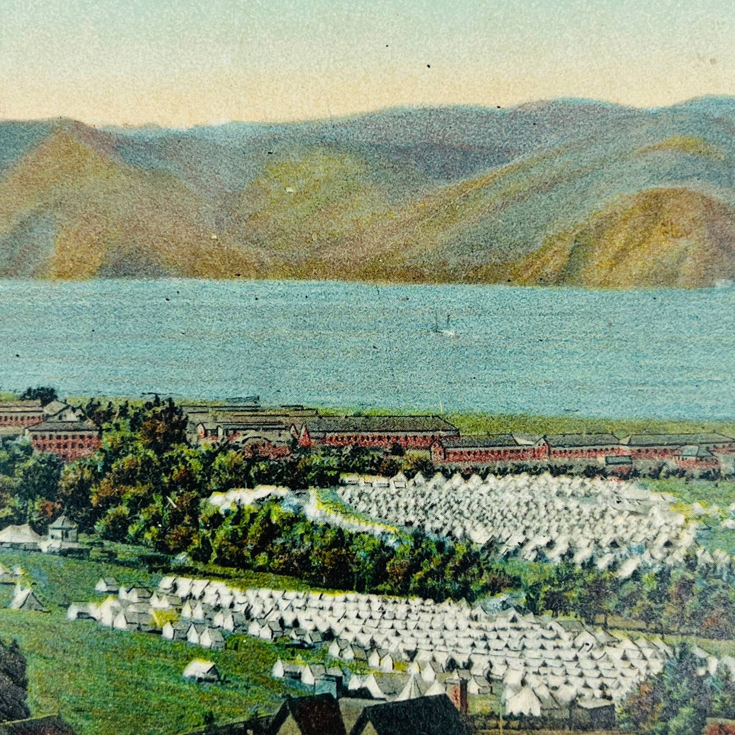 1910s WWI San Francisco CA Presidio Military Reserve Camp Fortified Bluffs PA8