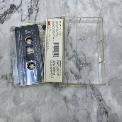 70s Smash Hits Vol. 5 RHINO 10 Original Hits! Golden Oldies Cassette Tape TD9-61