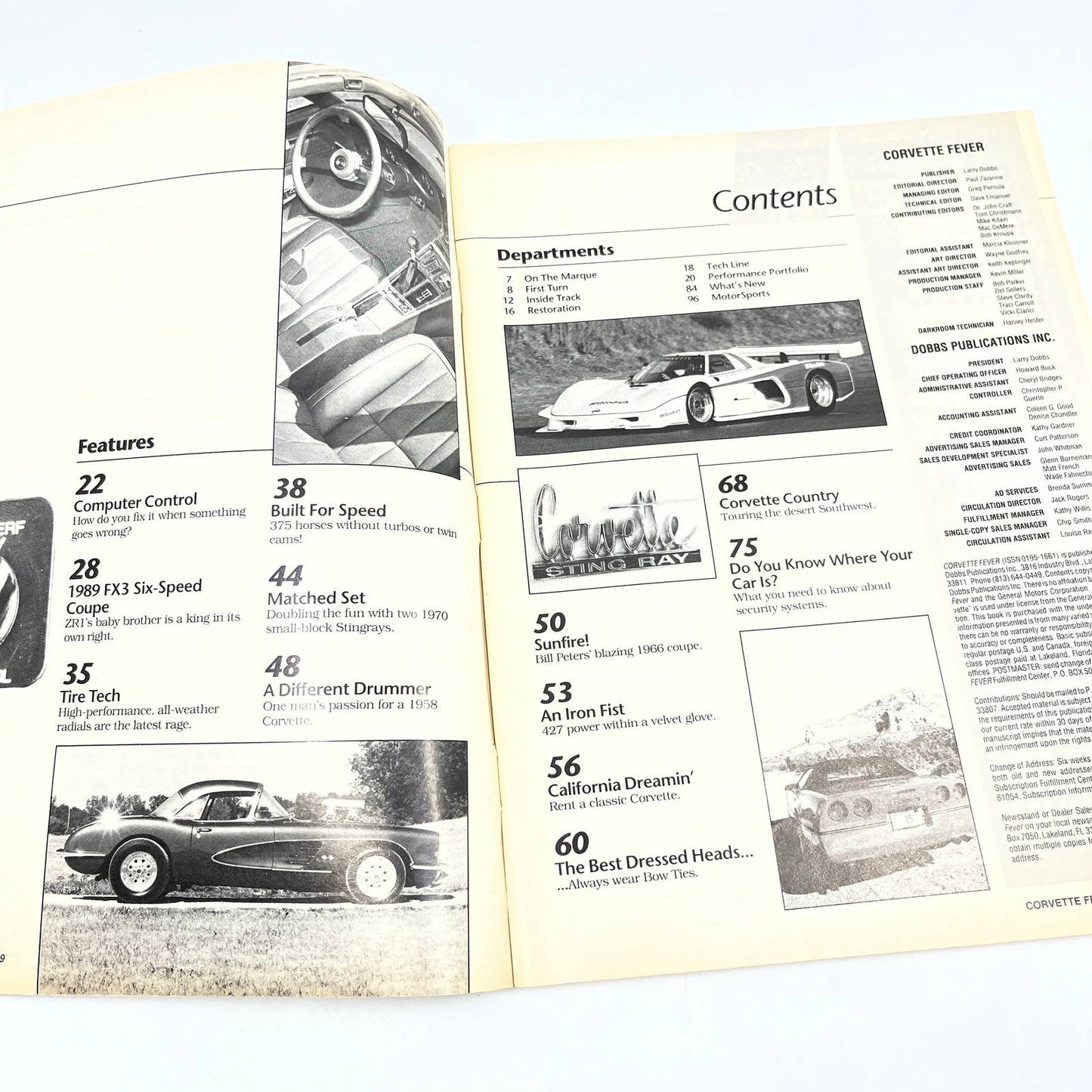 1989 May Corvette Fever Magazine 89 FX3 Six-Speed Z51 TG1
