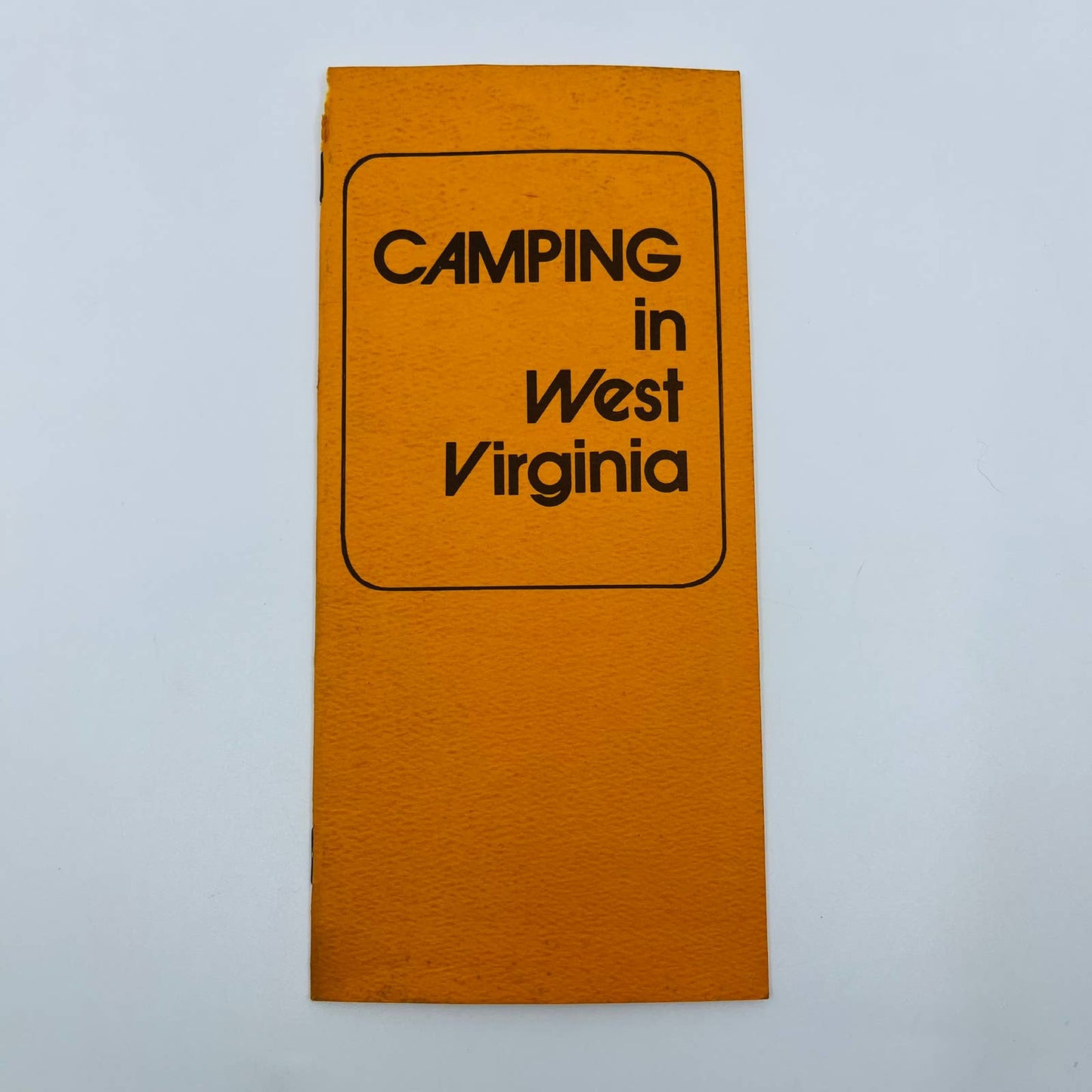 1970s Camping in West Virginia Campsite Directory Booklet SC1