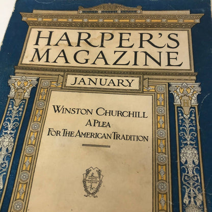 Harper's Magazine - January 1916 World War I Winston Churchill  Many Ads