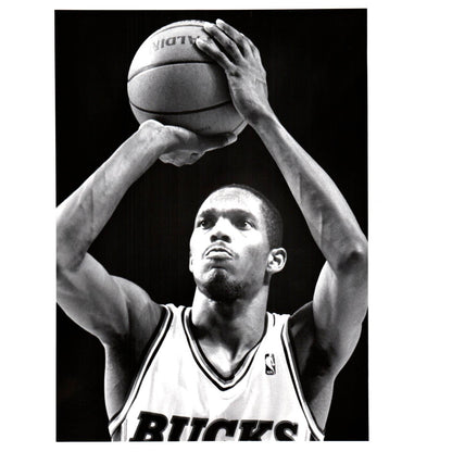 1988 Press Photo Basketball NBA Milwaukee Bucks Jerry Reynolds 8x10" AD3
