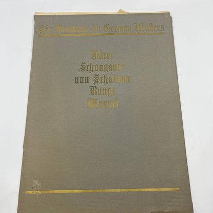 1937 Folio Of Drawings Exhibition Of German Art From The 15th - 20th Century TG2