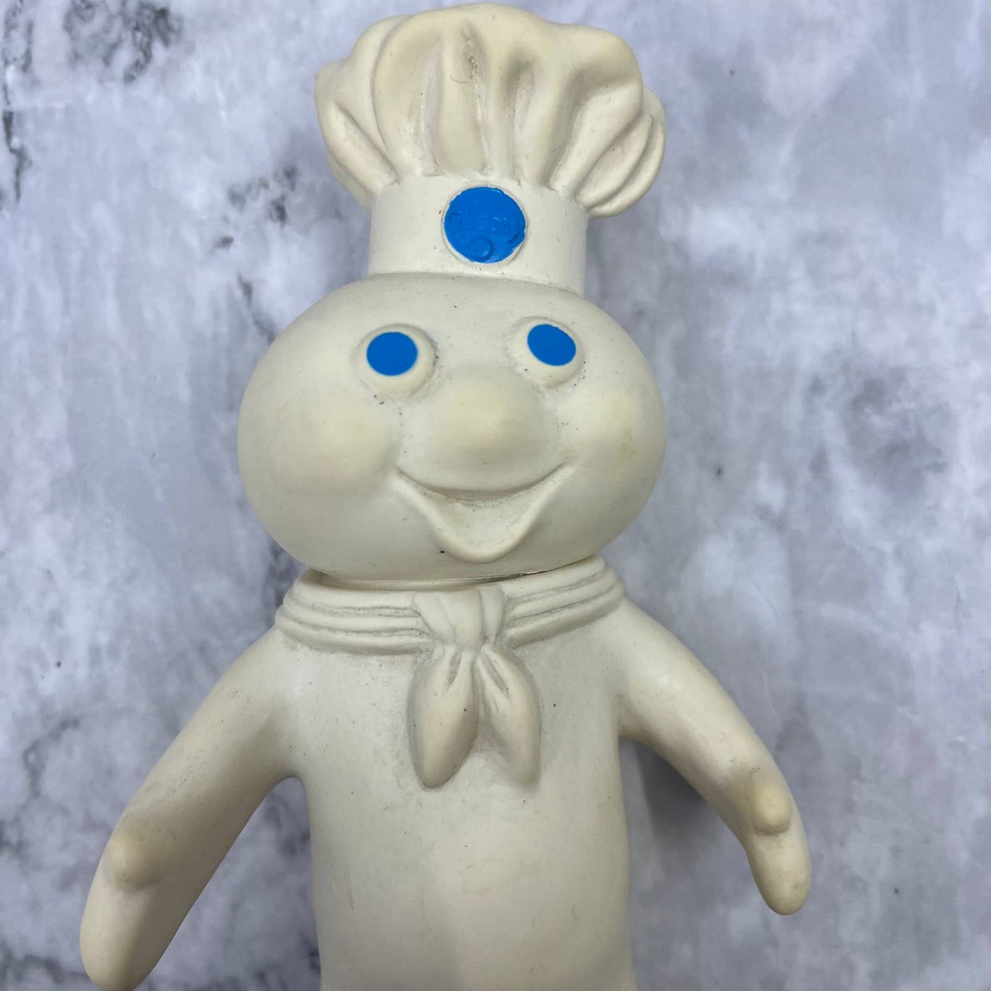 1971 Vintage the Pillsbury Doughboy Poppin Fresh Swivel Head 7” Vinyl Doll TD8