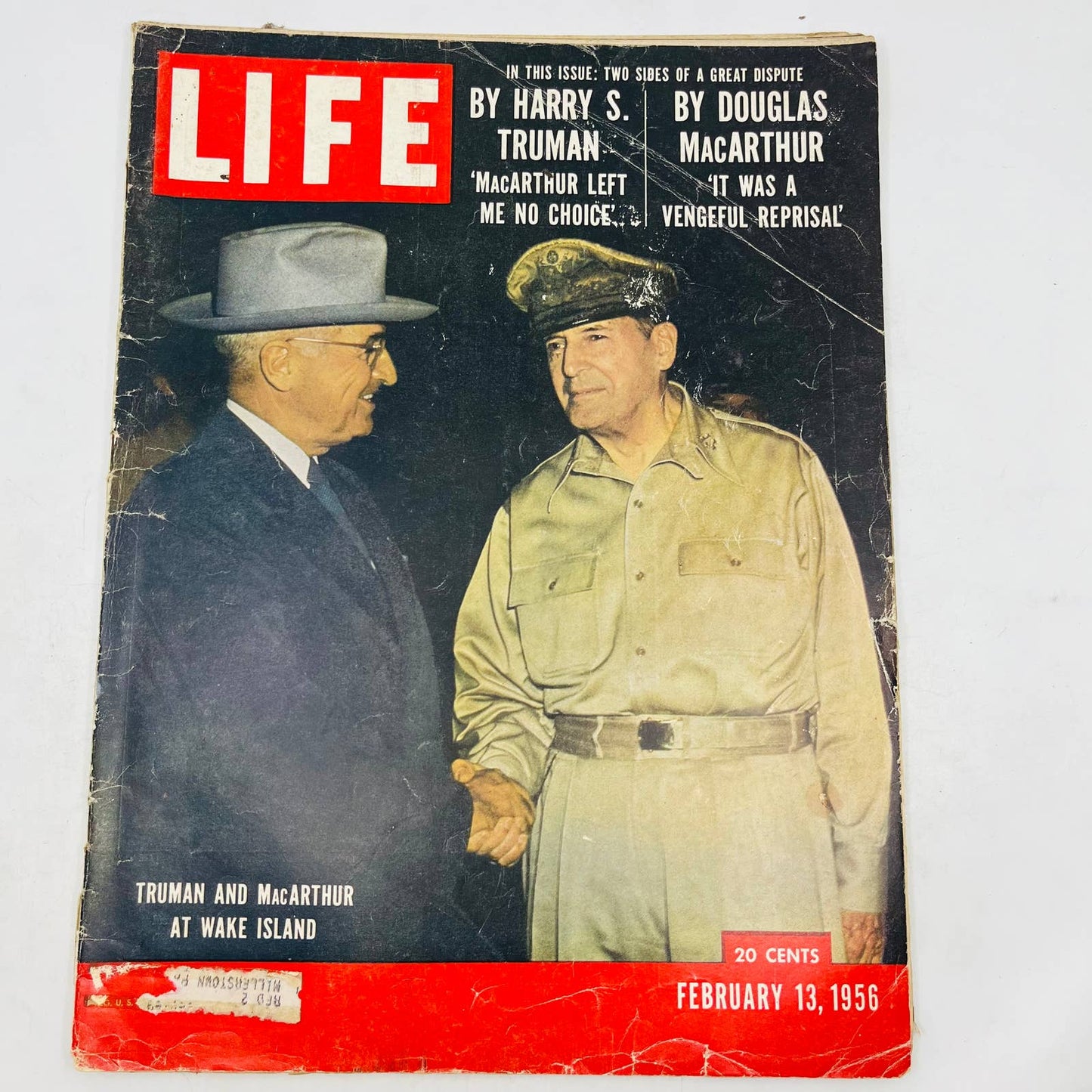 1956 Life Magazine February 13   Truman vs MacArthur Winter Olympics TA8