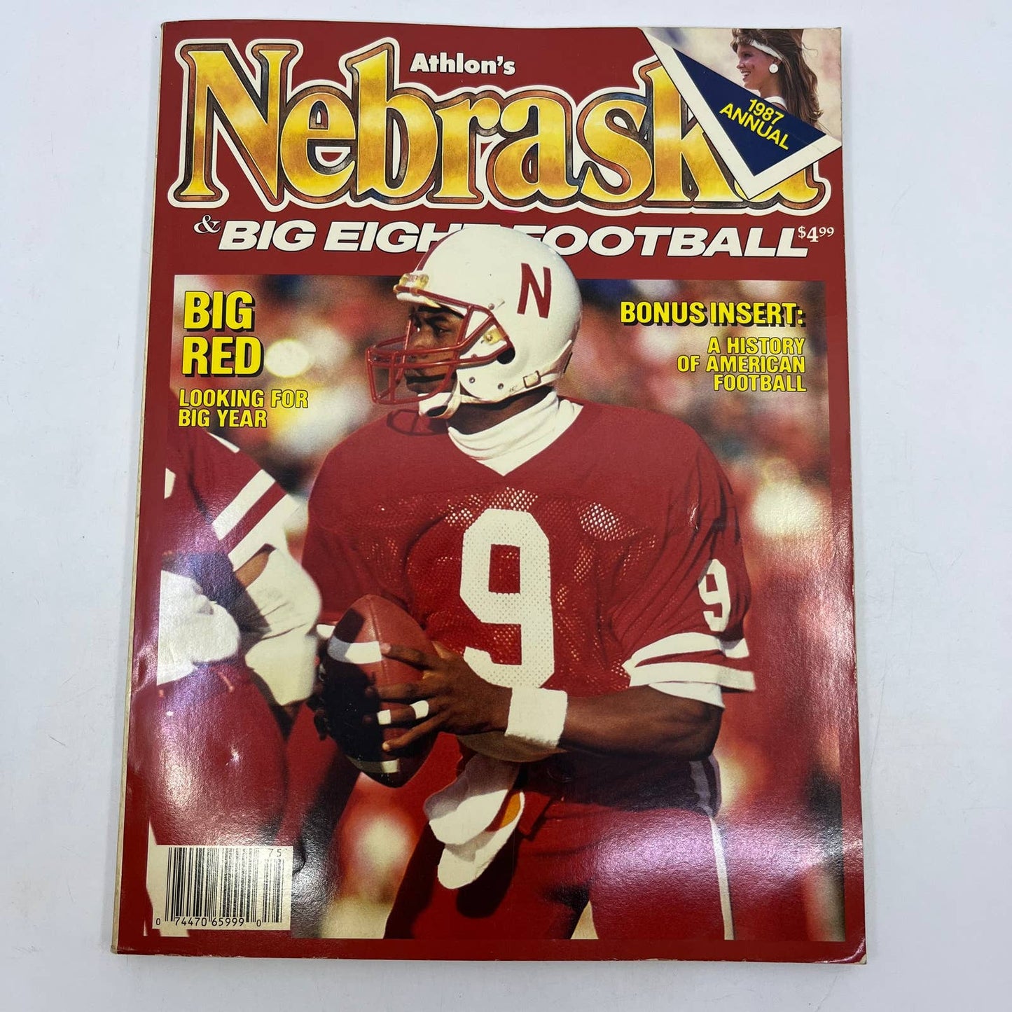 1987 Athlon’s Nebraska Cornhuskers & Big 8 Football Preview Magazine TH3