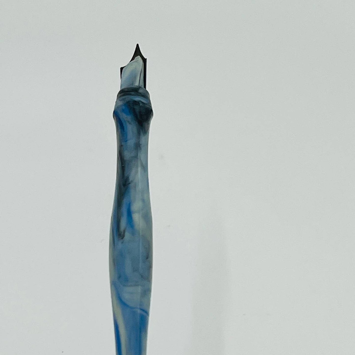 Vintage Fountain Blue Tie Dye Dip Pen Celluloid #6 Nib SB9