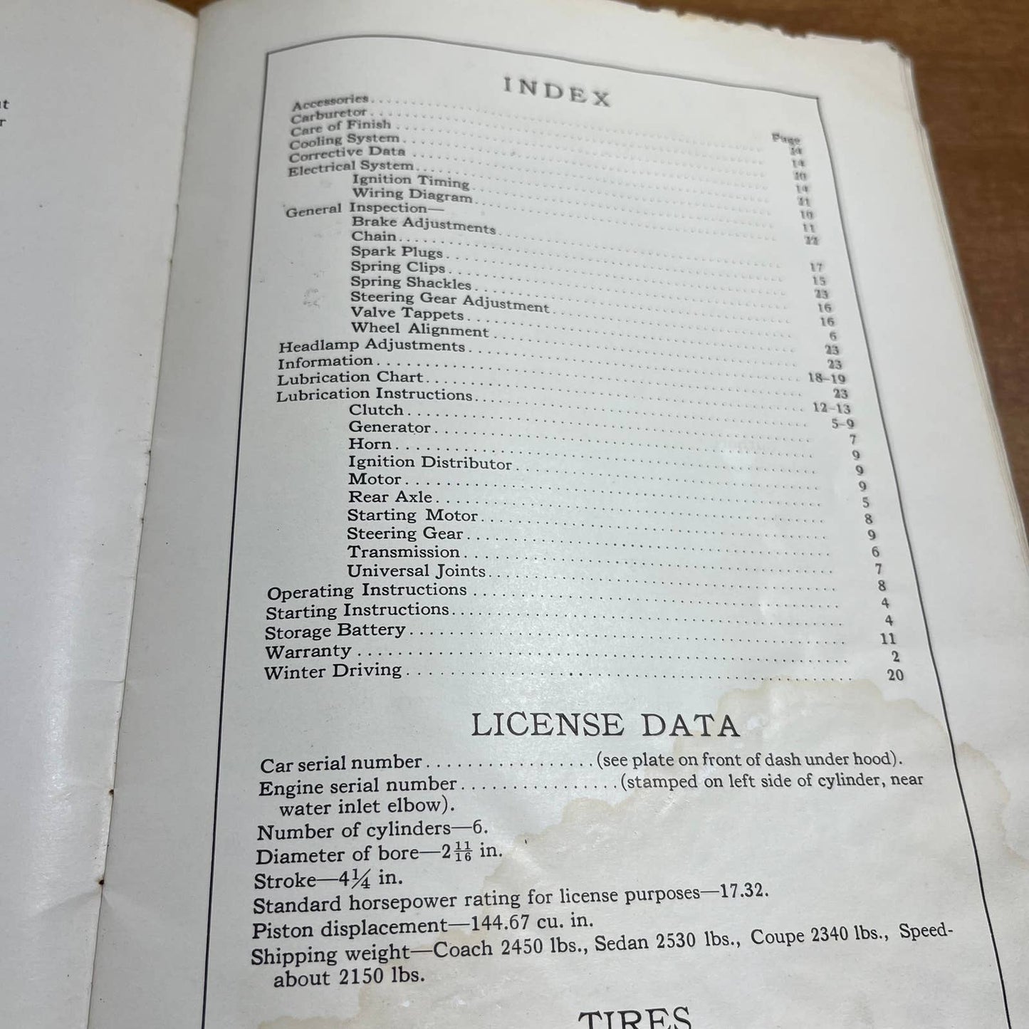 Essex Instruction Book Super-Six 1927 Hudson Detroit Michigan A10